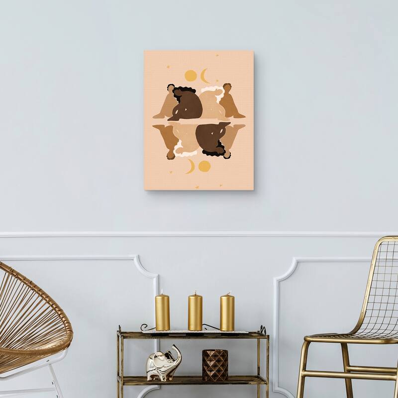 Sisters Nud by Alja Horvat Canvas Art Print