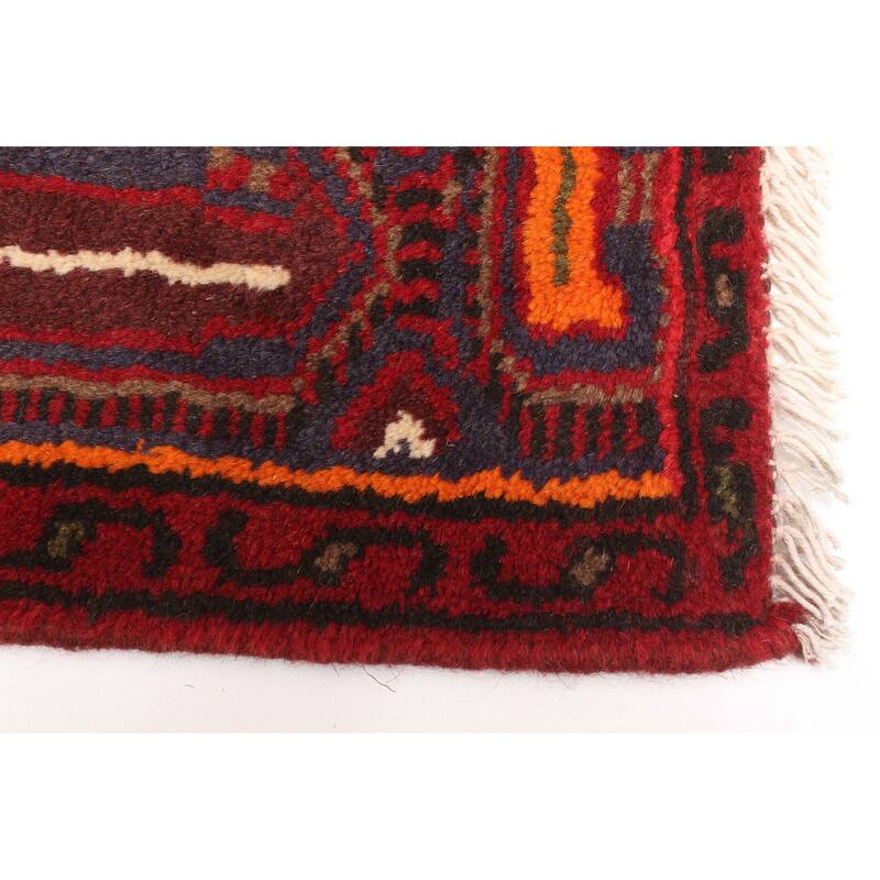 ECARPETGALLERY Hand-knotted Andelz Red Wool Rug - 4'4 x 6'7