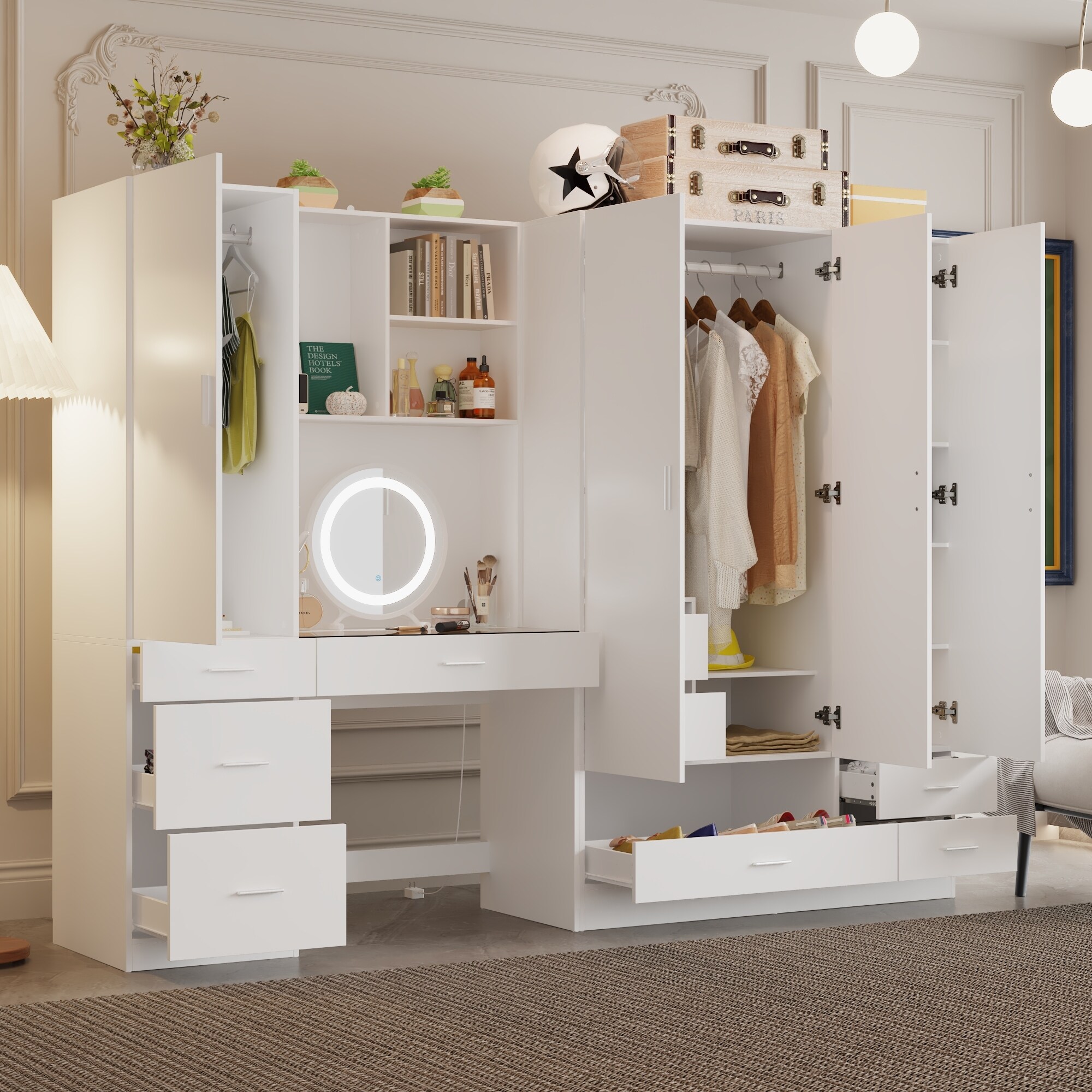 Changing table and wardrobe set on sale