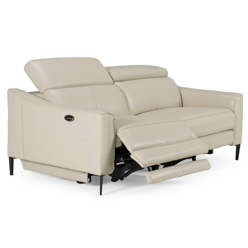 Divani Casa Eden Modern Grey Leather Sofa