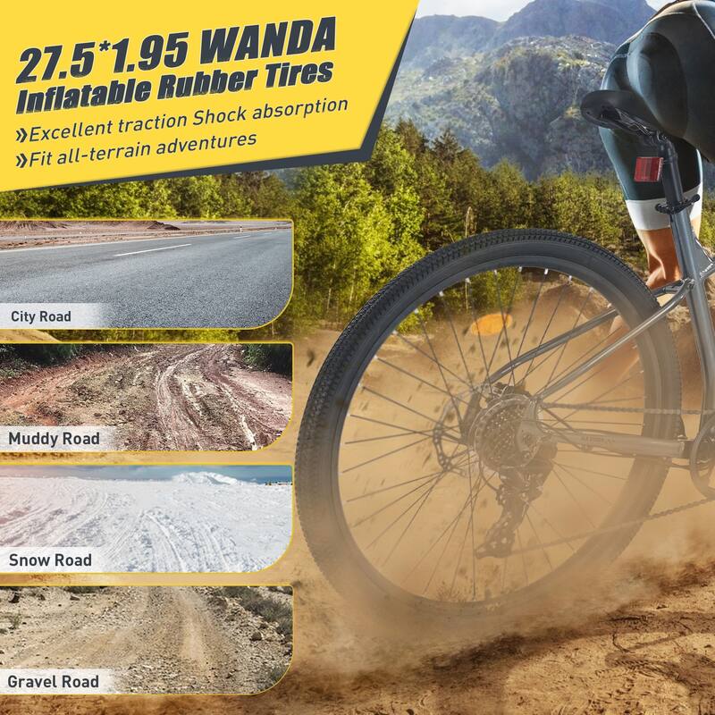 27.5 Inch Wheels 8 Speed Mountain Bike