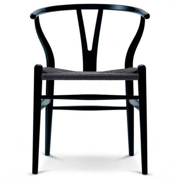 Shop 2xhome Woven Wood Armchair With Arms Open Back Mid Century