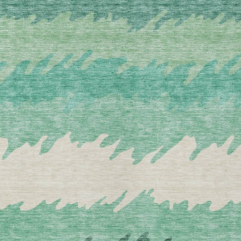 HomeRoots Striped Transitional Rectangle Outdoor Rug
