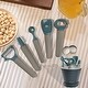 preview thumbnail 11 of 14, 5 Pieces Kitchen Tools with Melon Baller, Ice Cream Scoop, Bottle Opener, Y-peeler, Lemon Zester