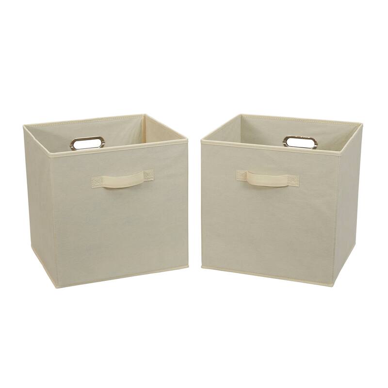 Household Essentials Fabric Storage Bins, Set of 2