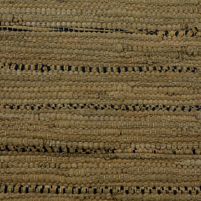 DII Recycled Fabric Striped Handmade Rag Rug
