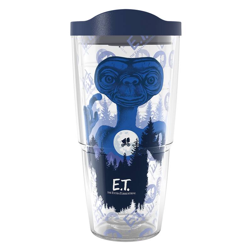Tervis E.T. the Extra-Terrestrial 40th Anniversary Made in USA Double Walled Insulated Travel Tumbler, Classic - 24oz