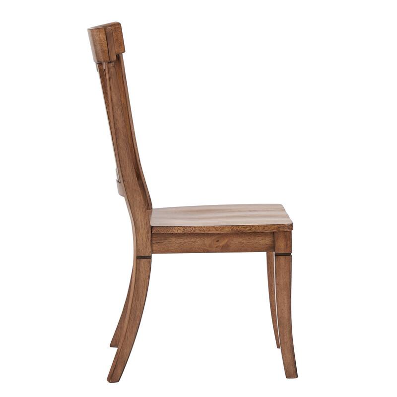 Eleanor Panel Back Wood Dining Chair (Set of 2) by iNSPIRE Q Classic