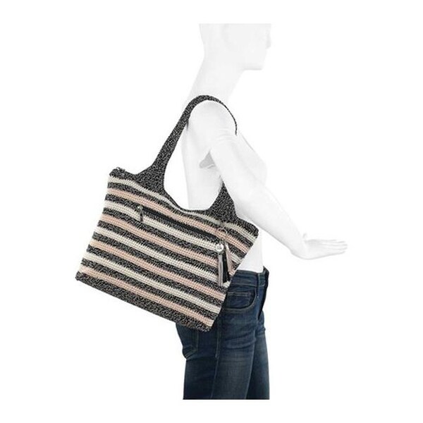 the sak casual classic crochet tote