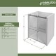 preview thumbnail 17 of 16, ABRUZZO Eddi Clear Adjustable Frameless Sliding Shower Door