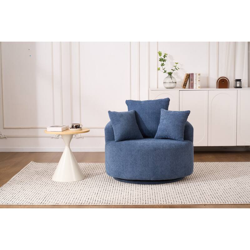 Single Seat Full Sponge Compression Swivel Chair Single Sofa