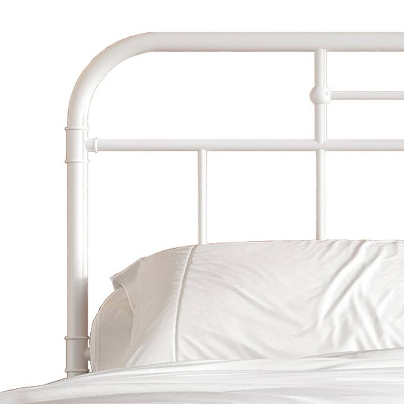 CraftPorch Minimalist Curved Edge Metal Platform Bed