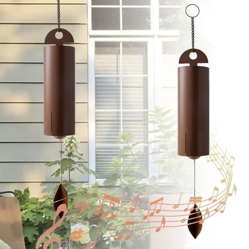 Deep Resonance Serenity Bell Large Wind Chimes for Outside GardenBells