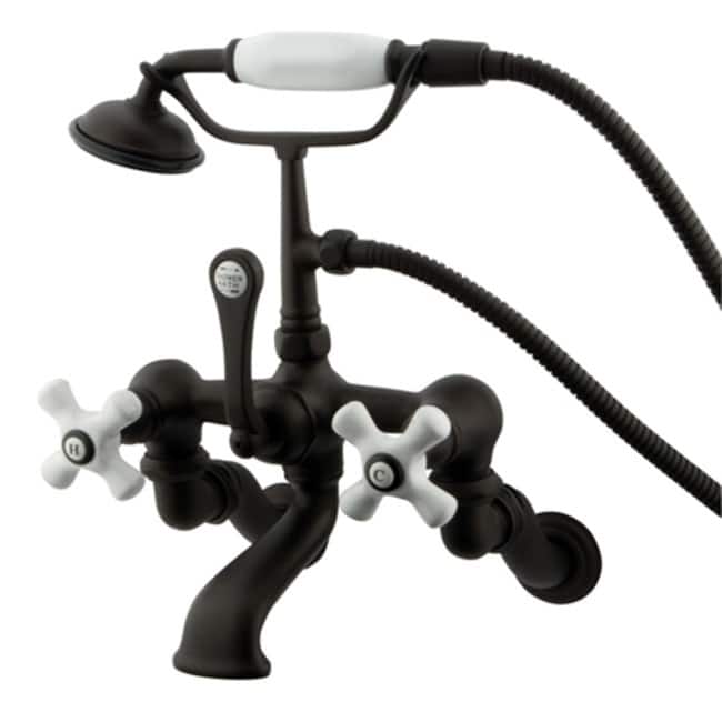 Kingston Brass Vintage Wall Mounted Clawfoot Tub Filler with Personal