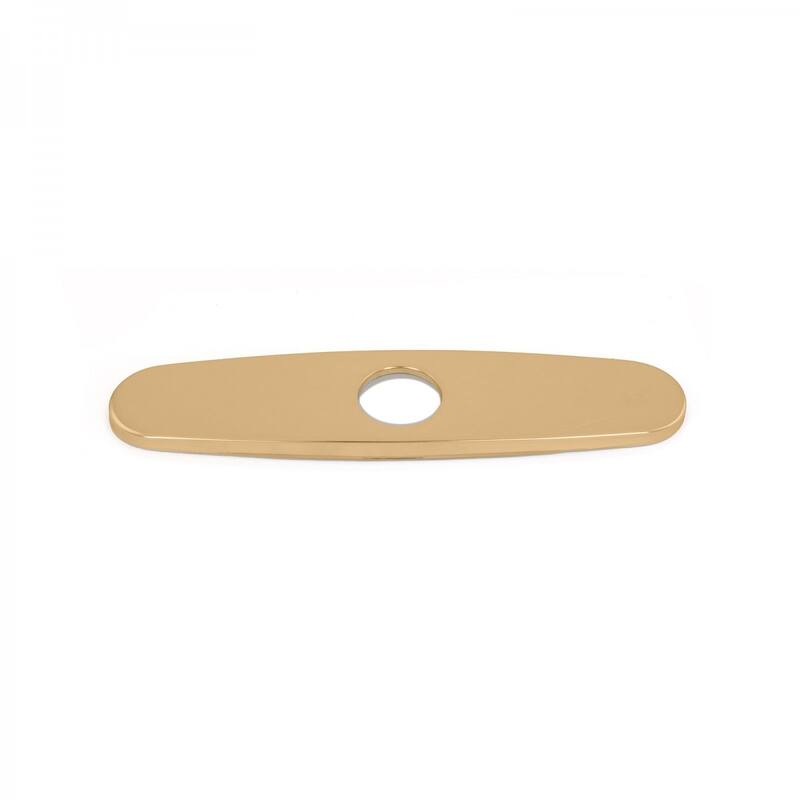 Faucet Hole Cover Plate Brass Widespread 8" PVD Everlasting Finish for Single Hole Faucet Renovators Supply