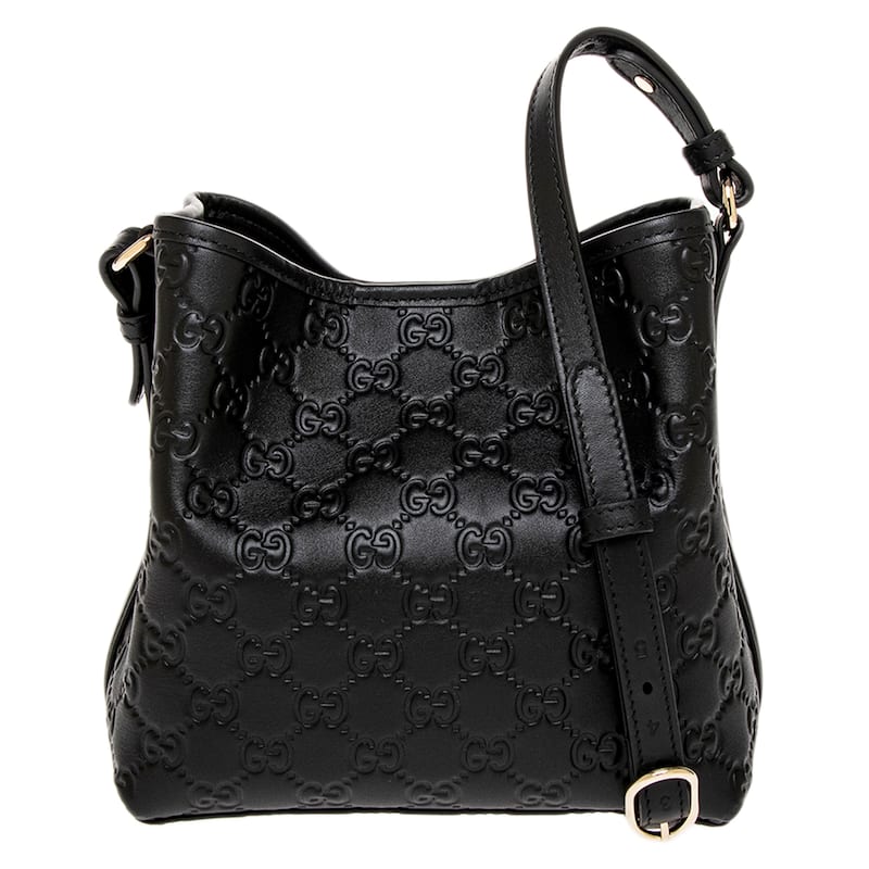 Gucci GG Emblem Small Bucket Bag