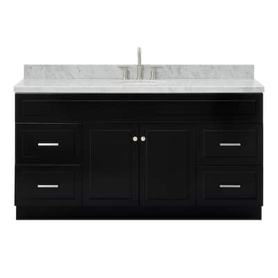 Ariel F067SCWOVO Hamlet 67" Free Standing Single Basin Vanity Set with