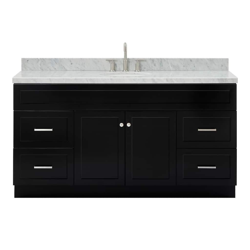 Ariel F067SCWOVO Hamlet 67" Free Standing Single Basin Vanity Set with
