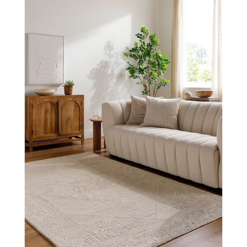 Livabliss Casual Rize Solid Area Rug - 8' x 10' - Brown
