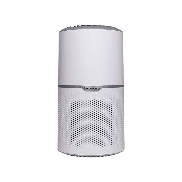 slide 2 of 20, Equator HEPA Air Purifier with PET Option, Ion Smoke Remover, 269 sq f White