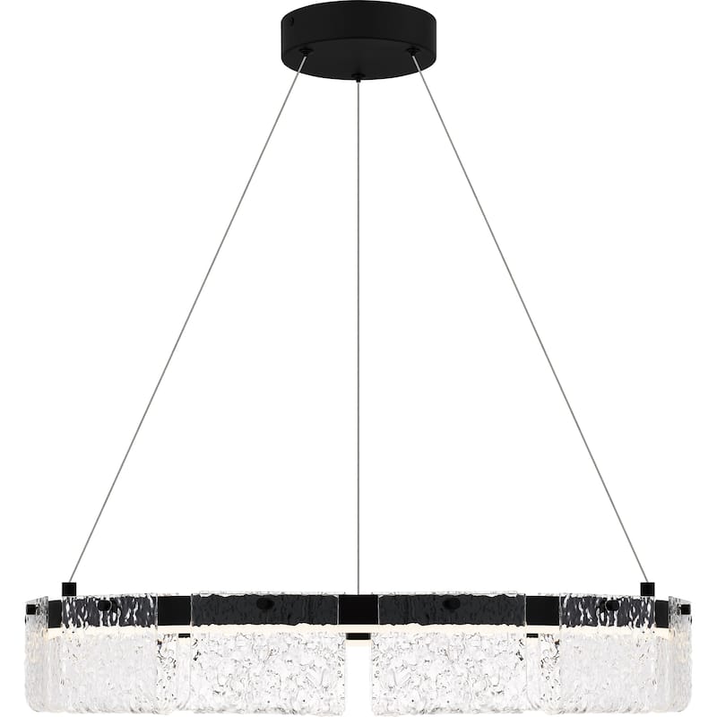 Alice Integrated LED Matte Black Pendant Light
