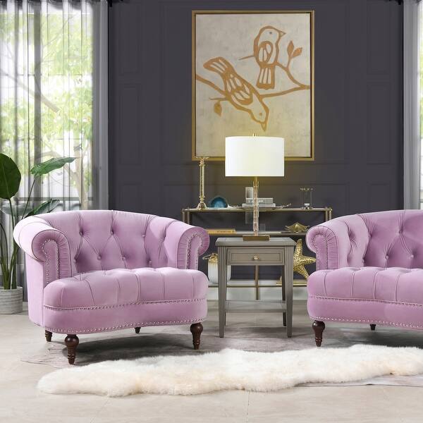 slide 1 of 61, Gracewood Hollow Performance Fabric Zeleza Tufted Accent Chair