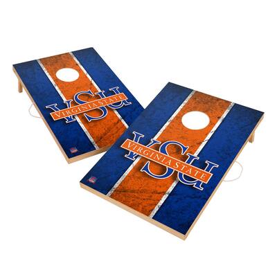 Vintage Virginia State Trojans Regulation 2x4 Cornhole Set