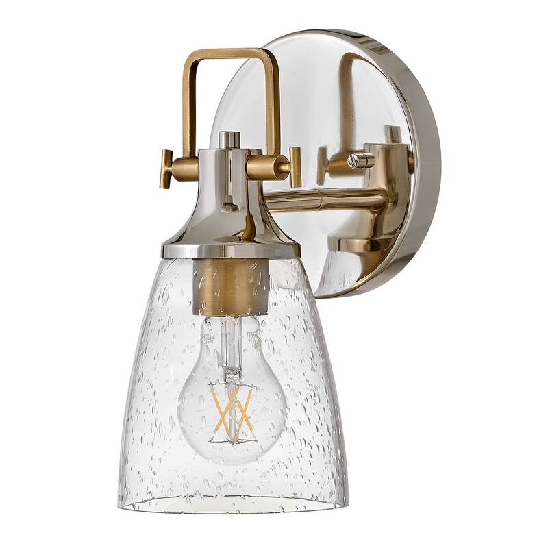 Hinkley Lighting Easton 6" Wide Bathroom Sconce with Clear Seedy Glass