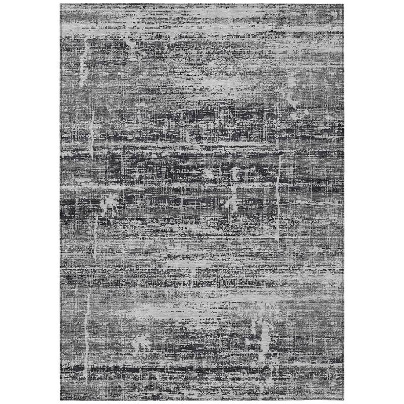 Machine Washable Indoor/ Outdoor Chantille Solid Ombre Rug