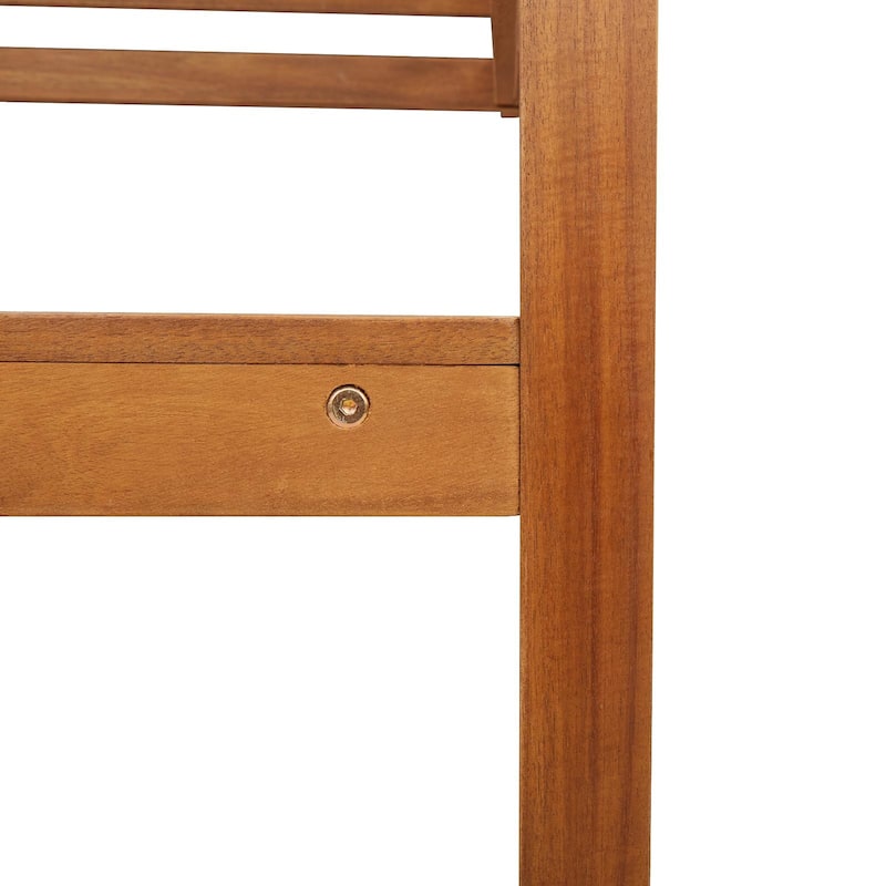 vidaXL Garden Chair Corner Solid Wood Acacia - 19.7 x 19.7 x 35.8 in