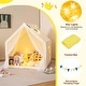 preview thumbnail 3 of 5, Large Play Tent Kids Toddlers Playhouse with Washable Cotton Mat