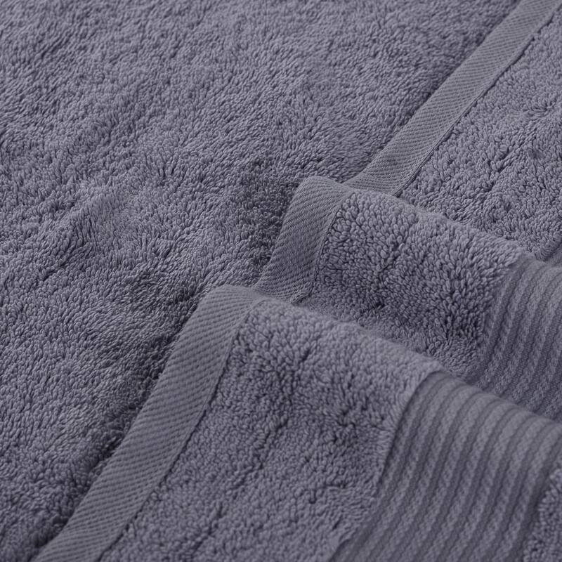 CTT - 6 Pcs Turkish Cotton Towel Set, Includes 2 Bath Towels, 2 Hand Towels and 2 Washcloths, Quick Dry & Absorbent