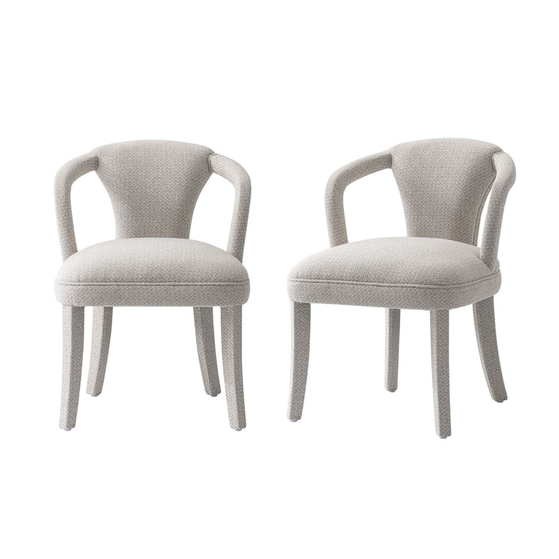 Manhattan Comfort Modern Palmer Tweed Dining Armchair