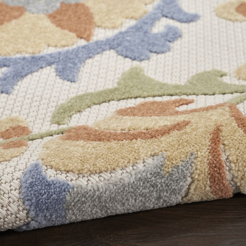 HomeRoots Contemporary Rectangle Outdoor Rug - 6' X 9'