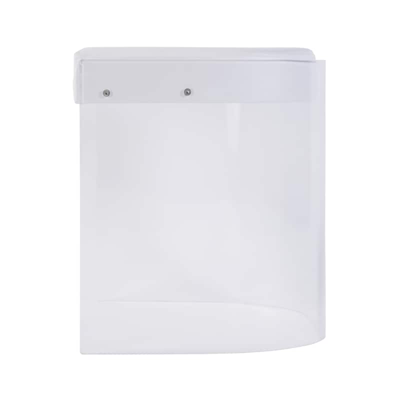 Solara 20 in. Seat Height Acrylic and Upholstered Accent Stool - Clear Acrylic