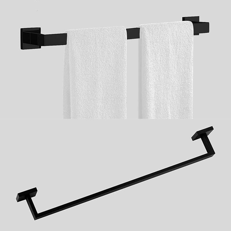 AITINKAN 4-Piece Bath Hardware Set Square Towel Holder Set