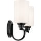 preview thumbnail 9 of 9, Kichler 55225 Gioe 2 Light 14" Wide Vanity Light with Opal Glass