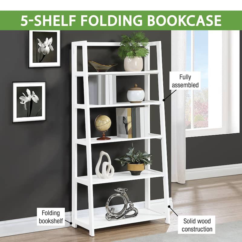 Bayfront 5-Self Folding Bookcase