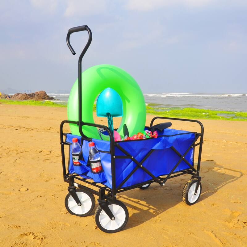 Folding Wagon Garden Shopping Beach Cart