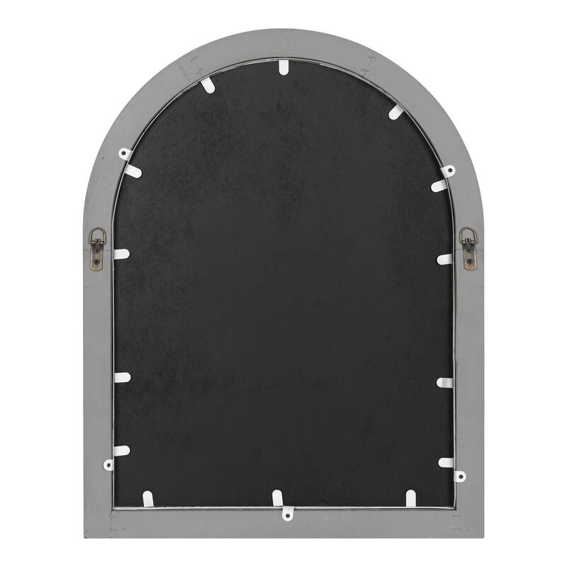Kate and Laurel Nola Framed Windowpane Arch Mirror
