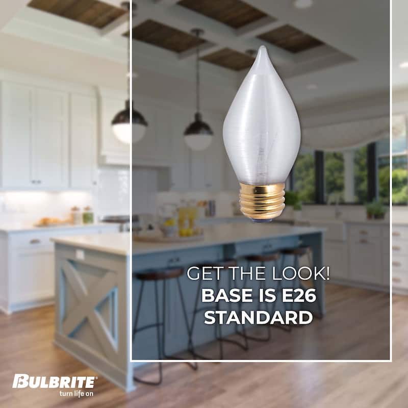 Bulbrite Spunlite Multi Pack of Dimmable Satin Incandescent Bulb