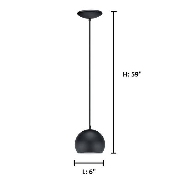 Eglo Petto 1-light Black Pendant