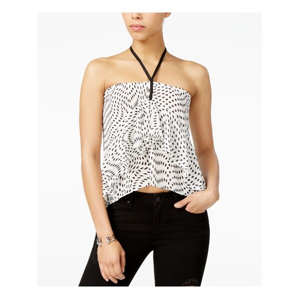 womens white halter top