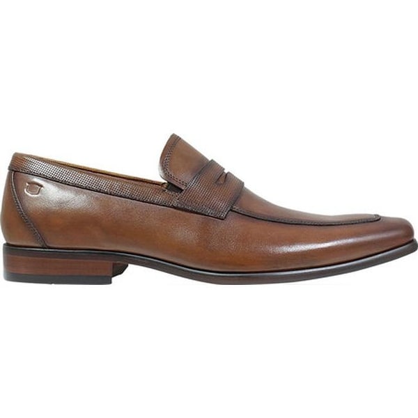 cognac penny loafers