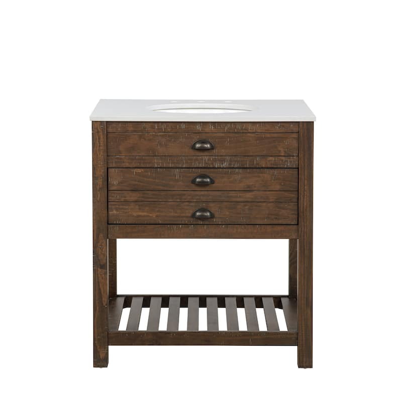Fiskin Rustic One Drawer Sink Vanity