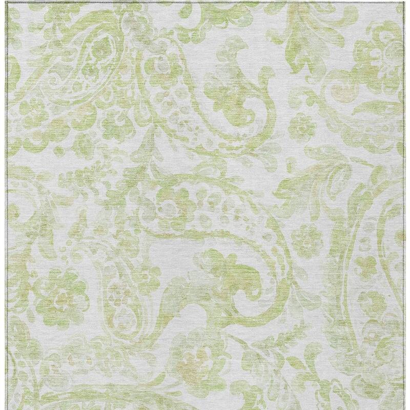 HomeRoots Paisley Transitional Rectangle Outdoor Rug