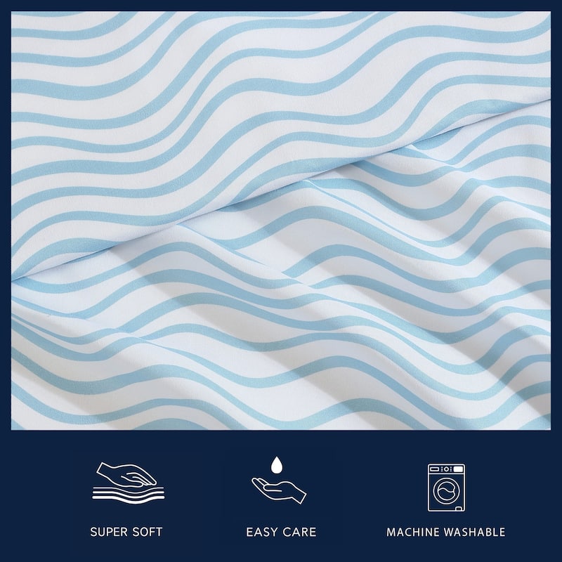 Nautica Ocean Breeze Cooling Printed Sheet Set