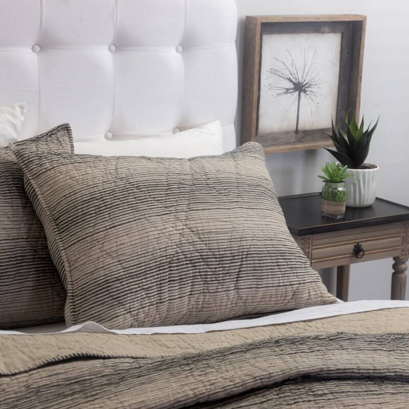 Hugh, Linen, Neutral, Sham - King Sham - Neutral