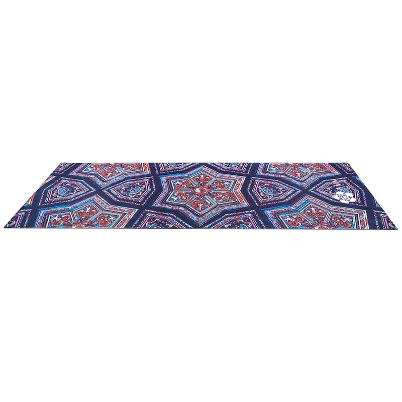 AUM 4mm Soft Foam Tech Lilla Series Yoga Exercise Mat - 68" x 24" - Perfect for Yoga/Pilates/Floor Exercises