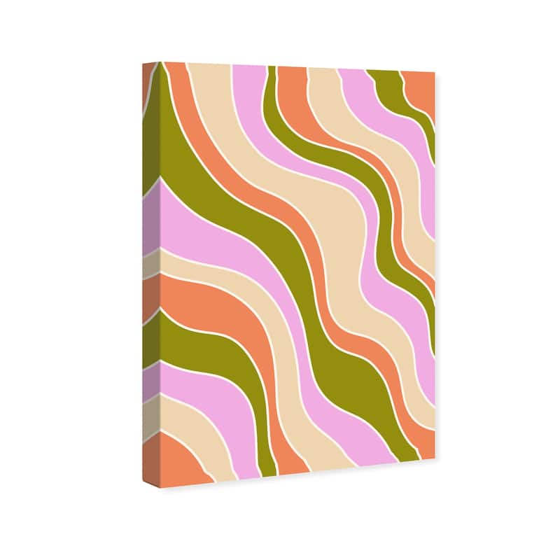 Wynwood Studio Canvas Abstract Skating Rink Vision Green and Army Green Wall Art Canvas Print
